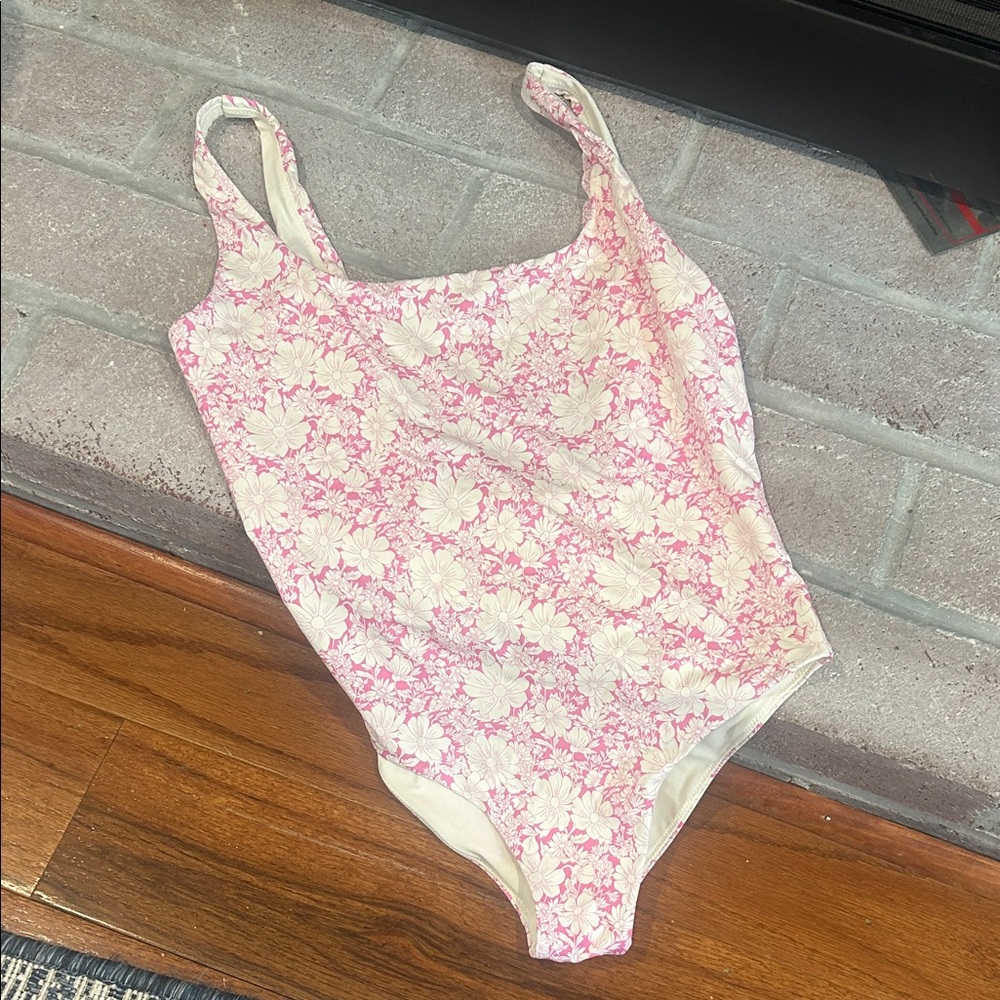 Vineyard Vines Pink Floral One Piece